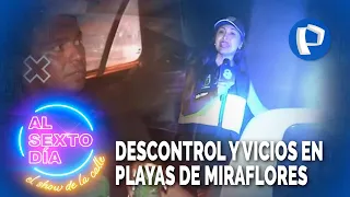 Descontrol y vicios en playas de Miraflores al descubierto