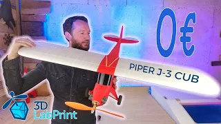 L'avion GRATUIT de chez 3D LAB PRINT - Piper J-3 Cub