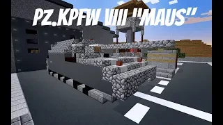 Minecraft WW2 Build Tutorial: pz.kpfw. VIII "Maus"