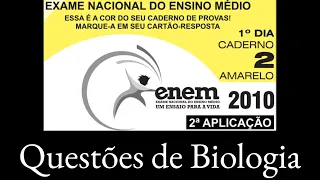 Biologia no ENEM 2010 (PPL)