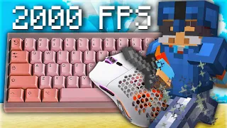 [2000+ FPS] Keyboard + Mouse ASMR Sounds | Hypixel Bedwars