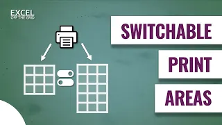 How to create switchable print areas in Excel | Excel Off The Grid