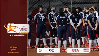 LIVE | Chinese Taipei v USA | World Championship Final U-18 Women's Softball World Cup 2020