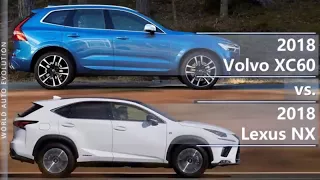 2018 Volvo XC60 vs 2018 Lexus NX (technical comparison)