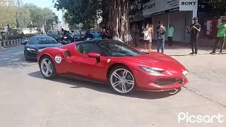 FERRARI DRIVE IN MUMBAI 2024😍🇮🇳 10+ Ferrari spotted in Mumbai 🇮🇳