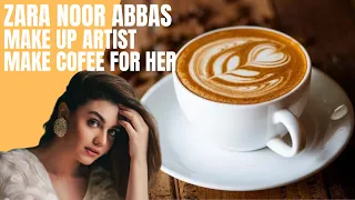 Makeup Artist of Zara Noor Abbas makes coffee for her | Instagram Stories Pakistan | Zara Noor Abbas