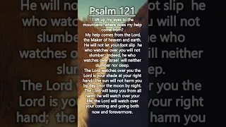 Psalms 121|| God is Our Helper || Daily Prayer reading