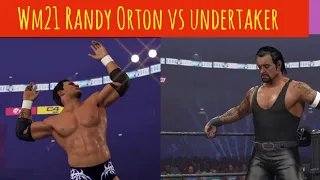 WWE 2K23 UNDERTAKER VS RANDY ORTON WRESTLEMANIA 21  STREAK 13-0