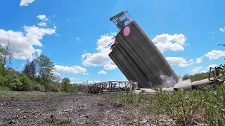 SCM Demolition Silo Implosion HD 1080p