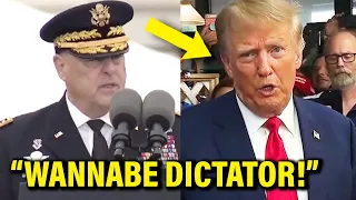 General Milley BLASTS 'Wannabe Dictator' Trump in POWERFUL Speech