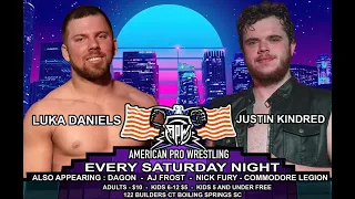 Luka Daniels vs Justin Kindred