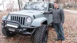 2015 Jeep Wrangler Sahara with Kevlar Spray 4 Inch Lift 35" Tires