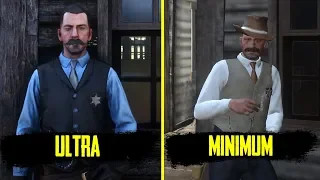 RDR 2 PC - Ультра Настройки Против Минимальных (Сравнение)