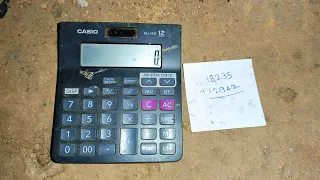 Doing Math In Old Casio Calculator