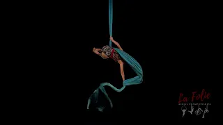 Melody Grace: Intermediate Tissu 3rd Place La Folie Aerial Championships 2023