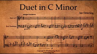 Duet for Horn and Bass Trombone in C Minor