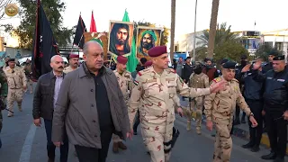 وزير الدفاع يزور مدينة الكاظمية المقدسة ويشرف على تنفيذ الخطة الأمنية