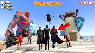 Multiverse Ghost Can Thor Black Panther Save Black Adam Ironman in GTA5 #82