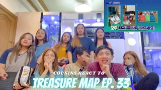 COUSINS REACT TO [TREASURE MAP] EP.33 🎲 세계 정복(福) 부루마불 🎲 걸어서 지구 두 바퀴