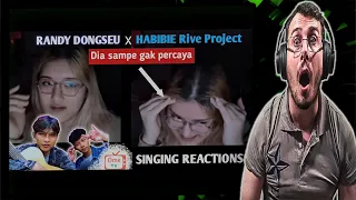 Italian Reacts To Randy Dongseu and Habibie ( RIVE PROJECT ) SINGING on OMETV