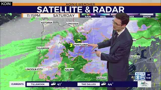 Weather forecast: Snow comes down for Portland and surrounding hills Saturday night