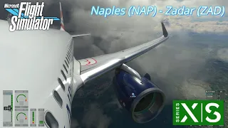 MFS 2020 * Xbox X|S * Naples - Zadar * A320 Bad Weather