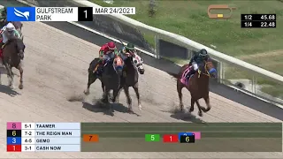 Gulfstream Park March 24, 2021 Race 1