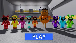 Dagedago Nugget BARRY'S PRISON RUN VS Smiling Critters - Walkthrough Full Gameplay #obby #roblox