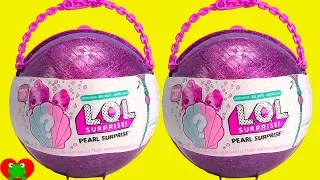 Opening LOL Pearl Surprise Purple Wave 2 Limited Edition Fizz Toy Video