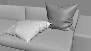3Ds MAX. Создание 3d модели подушки модификатором Cloth. 3d моделирование видео урок для начинающих
