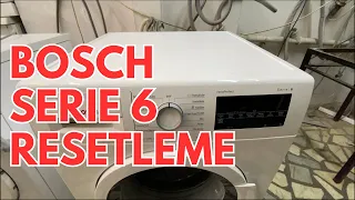 Bosch Serie 6 Çamaşır Makinesi Resetleme ve Hata Kodu Silme | Bosch E28 Arıza Kodu #bosch #siemens