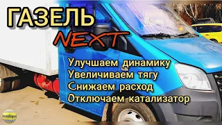 Чип-тюнинг Газель Некст. Улучшаем динамику, тягу, убираем провал, снижаем расход, выкл. катализатор.