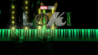 Loki Theme - Variants Theme (Piano) + SHEETS/SYNTHESIA