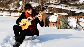 "Snow (Hey Oh)" played in the snow