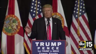 Donald Trump breaks from the teleprompter in Tampa: We have very very stupid people representing us
