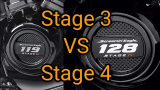 Harley Street Glide Stage 3 VS Stage 4