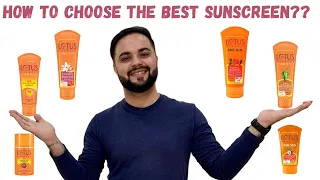 How to Choose the best Sunscreen || Lotus Sunscreen Review