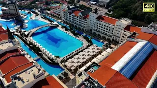 Top Hotel in Antalya TITANIC MARDAN PALACE drone footage 4K #holiday #travel #antalya