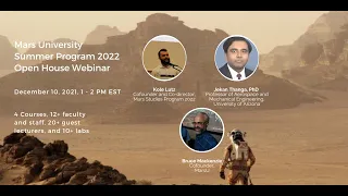 Mars Studies Program 2022 Open House Webinar