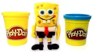 DibusYmas Play Doh How to make Spongebob Squarepants Bob Esponja