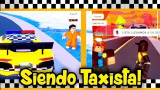 🚖😂 Trabajando de taxista 6 en jailbreak-Roblox 🚖😂