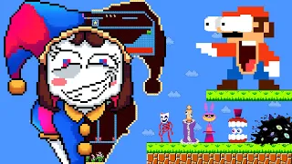 Amazing Digital Circus: Pomni x Jax have Infinite Adventures in Super Mario Bros. | Pomni Pixel Art