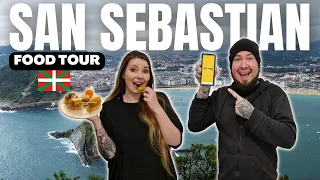 Trying the BEST Pintxos of San Sebastian- Basque FOOD TOUR