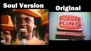 Burger King "Have It Your Way" Commercial Soul Version Vs. Original