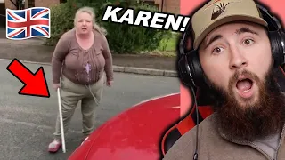 American Reacts to 10 Times RACIST BRITISH Karens Faced Justice!!