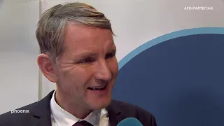 Björn Höcke (AfD Thüringen) im Interview beim AfD-Parteitag am 30.11.19