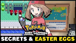 9 SECRETS & EASTER EGGS in Pokemon Ruby & Sapphire You Missed