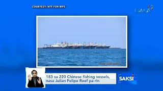 183 sa 220 Chinese fishing vessels, nasa Julian Felipe Reef pa rin | Saksi