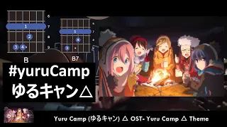Yuru Camp (ゆるキャン) △ OST - Yuru Camp Theme Guitar Cover Tutorial