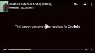 Reaction video to piemations Zootopia:extended ending (parody